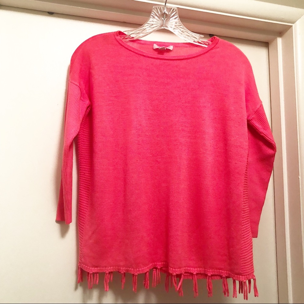 Lilly Pulitzer Hot Pink Sweater